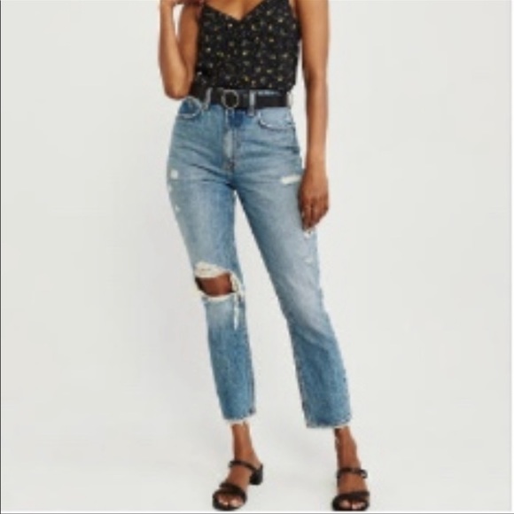 Abercrombie & Fitch Denim - Abercrombie & Fitch Mom Jeans